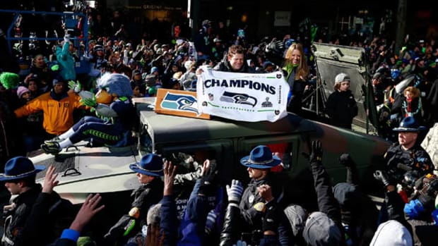Scenes from the Seattle Seahawks Super Bowl Parade